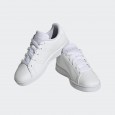  adidas Unisex Advantage K Shoes - White|| حذاء اديداس ادفانتاج كيه للجنسين لون أبيض