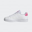  adidas Unisex Advantage K Shoes - White|| حذاء اديداس ادفانتاج كيه للجنسين لون أبيض