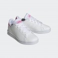  adidas Unisex Advantage K Shoes - White|| حذاء اديداس ادفانتاج كيه للجنسين لون أبيض