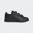  adidas Kids Unisex Advantage CF Court Lifestyle Shoes - Black || حذاء اديداس أدفانتدج كورت لايف ستاي للجنسين للأطفال لون أسود