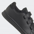  adidas Kids Unisex Advantage CF Court Lifestyle Shoes - Black || حذاء اديداس أدفانتدج كورت لايف ستاي للجنسين للأطفال لون أسود