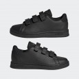  adidas Kids Unisex Advantage CF Court Lifestyle Shoes - Black || حذاء اديداس أدفانتدج كورت لايف ستاي للجنسين للأطفال لون أسود