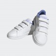  adidas Kids Unisex Advantage CF Court Lifestyle Shoes - White || حذاء اديداس أدفانتدج كورت لايف ستاي للجنسين للأطفال لون أبيض