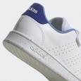  adidas Kids Unisex Advantage CF Court Lifestyle Shoes - White || حذاء اديداس أدفانتدج كورت لايف ستاي للجنسين للأطفال لون أبيض