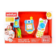 baby gums -light up remote control cell phone with reflective mirror baby light sounds kit set +3m مناسبة لعمر