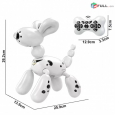 لعبة الكلب تعمل بالذكاء بالريمونت والمس وصوت والتصفيق balloon dog