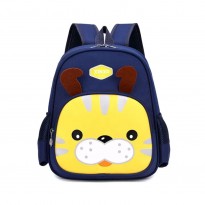 Children's backpack Kindergarten  || شنطة روضة صغير حجم 12 انش لون كحلي وأصفر