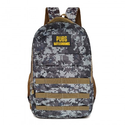  PUBG Tactical Backpack || شنطة وحقيبة ظهر لعبة بابجي متعددة الاستخدام للأعمال وللمدارس لون أخضر ورمادي مموه