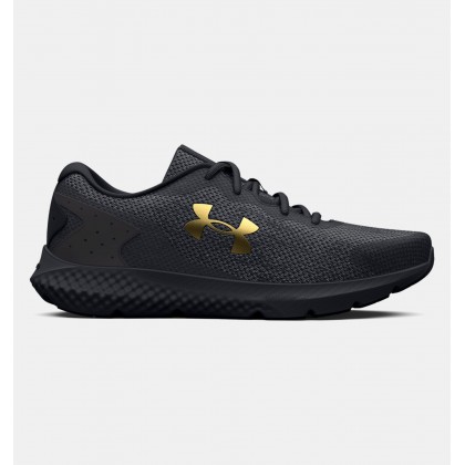 Under Armour Men's Charged Rogue 3 Knit Running Shoes || حذاء أندر آرمر تشارجد روغ 3 نِت رانينج للرجال لون أسود