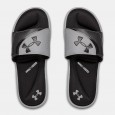 Under Armour Men's Ignite VI Slides || شبشب أندر آرمر إجنايت 4 للرجال لون أسود ورمادي