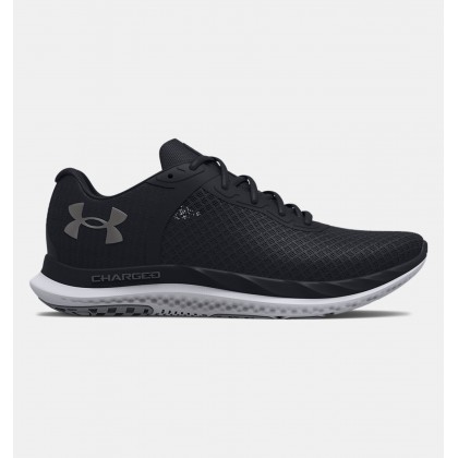 Under Armour Men's Charged Breeze Running Shoes || حذاء أندر آرمر تشارجد بريز رانينج للرجال لون أسود وأبيض