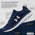 Under Armour Men's Charged Assert 9 Shoes || حذاء أندر آرمر تشارجد اسيرت 9 للرجال لون كحلي