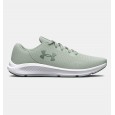 Under Armour Women's UA Charged Pursuit 3 Tech Running Shoes || حذاء أندر آرمر تشارجد بيرسوت 3 تَك رانينج للنساء لون زيتي وأبيض