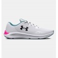 Under Armour Women's UA Charged Pursuit 3 Tech Running Shoes || حذاء أندر آرمر تشارجد بيور سويت 3 للنساء لون أبيض وزهري