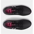 Under Armour Girls' Grade School UA Charged Pursuit 3 Shoes || حذاء أندر آرمر شارجد بيرسوت 3 رانينج للاطفال (بنات) لون أسود