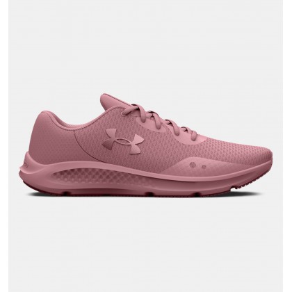 Under Armour Women's Charged Pursuit 3 Running Shoes || حذاء أندر آرمر تشارجد بيور سيوت 3 للنساء لون زهري