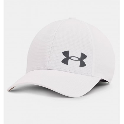 Under Armour Men's UA Iso-Chill ArmourVent Stretch Cap|| طاقية وقبعة أندر آرمر ايسو-تشيل ارمر فنت سترتش للرجال لون أبيض