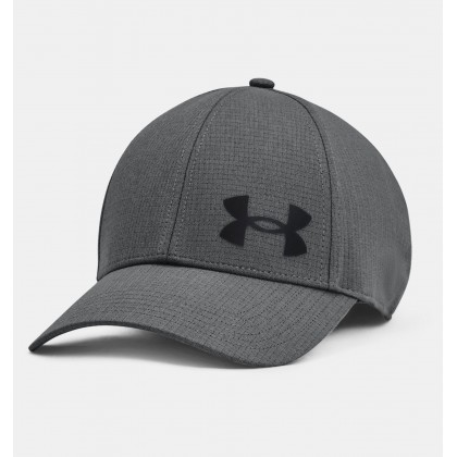 Under Armour Men's UA Iso-Chill ArmourVent Stretch Cap|| طاقية وقبعة أندر آرمر ايسو-تشيل ارمر فنت سترتش للرجال لون رمادي فاتح