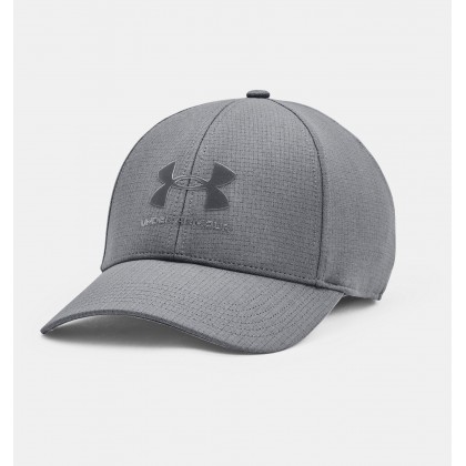 Under Armour Men's UA Iso-Chill ArmourVent Stretch Cap|| طاقية وقبعة أندر آرمر ايسو-تشيل ارمر فنت سترتش للرجال لون رمادي