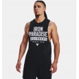 Under Armour Men's Project Rock Iron Muscle Tank || بلوزة حفر (كت) أندر آرمر بروجكت روك ايرون ماسل للرجال لون أسود