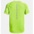 Under Armour Men's Tech Reflective Short Sleeve T-Shirt || تيشيرت أندر آرمر تَك ريفلكتيف بأكمام قصيرة للرجال لون أخضر فسفوري