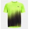 Under Armour Men's Tech Fade Short Sleeve T-Shirt || تيشيرت أندر آرمر تَك تَك فيد بأكمام قصيرة للرجال لون أخضر فسفوري