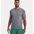 Under Armour Men's Seamless Grid Short Sleeve T-Shirt || تيشيرت أندر آرمر سيملس جريد بأكمام قصيرة للرجال لون رمادي