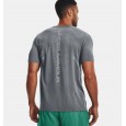 Under Armour Men's Seamless Grid Short Sleeve T-Shirt || تيشيرت أندر آرمر سيملس جريد بأكمام قصيرة للرجال لون رمادي