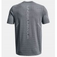 Under Armour Men's Seamless Grid Short Sleeve T-Shirt || تيشيرت أندر آرمر سيملس جريد بأكمام قصيرة للرجال لون رمادي