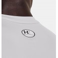 Under Armour Men's HeatGear Armour Fitted T-Shirt || تيشيرت أندر آرمر هيت جير ارمور فيتيد بأكمام قصيرة للرجال لون رمادي