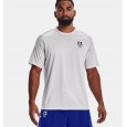 Under Armour Men's ArmourPrint Short Sleeve T-Shirt || تيشيرت أندر آرمر آرمر-برينت بأكمام قصيرة للرجال لون رمادي