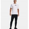 Under Armour Men's Armour Repeat Short Sleeve T-Shirt || تيشيرت أندر آرمر ارمر ريبيت بأكمام قصيرة للرجال لون أبيض