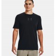 Under Armour Men's Armour Repeat Short Sleeve T-Shirt || تيشيرت أندر آرمر ارمر ريبيت بأكمام قصيرة للرجال لون أسود