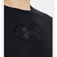 Under Armour Men's Armour Repeat Short Sleeve T-Shirt || تيشيرت أندر آرمر ارمر ريبيت بأكمام قصيرة للرجال لون أسود