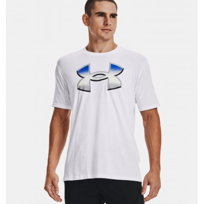 Under Armour Men's Big Logo 2.0 Short Sleeve T-Shirt || تيشيرت أندر آرمر بيج لوجو 2.0 بأكمام قصيرة للرجال لون أبيض