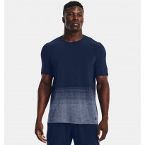 Under Armour Men's Seamless Lux Short Sleeve T-Shirt || تيشيرت أندر آرمر سيملس لوكس بأكمام قصيرة للرجال لون أزرق