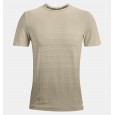 Under Armour Men's Seamless Lux Short Sleeve T-Shirt || تيشيرت أندر آرمر سيملس لوكس بأكمام قصيرة للرجال لون بيج