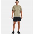 Under Armour Men's Training Vent Jacquard Short Sleeve T-Shirt || تيشيرت أندر آرمر ترينينج فنت جاكارد للرجال لون زيتي