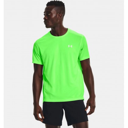 Under Armour Men's Speed Stride 2.0 T-Shirt || تيشيرت أندر آرمر سبيد سترايد 2.0 للرجال لون أخضر فسفوري