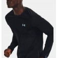 Under Armour Men's Seamless Run Long Sleeve T-Shirt || تيشيرت أندر آرمر سيملس ران بأكمام طويلة للرجال لون أسود