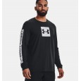 Under Armour Men's Camo Boxed Sportstyle T-Shirt || تيشيرت أندر آرمر كامو بوكسد سبورت-ستايل بأكمام طويلة للرجال لون أسود