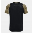 Under Armour Men's Raid 2.0 SS Short Sleeve T-Shirt || تيشيرت أندر آرمر ريد 2.0 اس اس للرجال لون زيتي وأسود