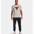 Under Armour Men's Project Rock Brahma Bull T-Shirt || تيشيرت أندر آرمر بروجكت روك براهما بول بأكمام قصيرة للرجال لون بيج