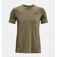 Under Armour Men's HeatGear Fitted Short Sleeve T-Shirt || تيشيرت أندر آرمر هيت-جير ارمر فيتد بأكمام قصيرة للرجال لون زيتي