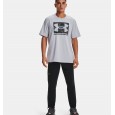 Under Armour Men's ABC Camo Boxed Logo Short Sleeve T-Shirt || تيشيرت أندر آرمر كامو بوكسد لوجو بأكمام قصيرة للرجال لون رمادي