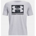 Under Armour Men's ABC Camo Boxed Logo Short Sleeve T-Shirt || تيشيرت أندر آرمر كامو بوكسد لوجو بأكمام قصيرة للرجال لون رمادي