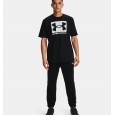 Under Armour Men's ABC Camo Boxed Logo Short Sleeve T-Shirt || تيشيرت أندر آرمر كامو بوكسد لوجو بأكمام قصيرة للرجال لون أسود