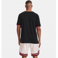 Under Armour Men's Crest SS Short Sleeve T-Shirt || تيشيرت أندر آرمر كرست اس اس بأكمام قصيرة للرجال لون أسود