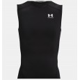 Under Armour Men's HeatGear Sleeveless || تيشيرت (حفر) أندر آرمر هيت جير ارمر بلا أكمام للرجال لون أسود