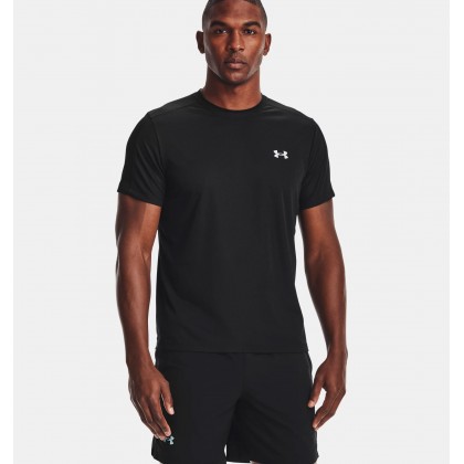 Under Armour Men's Speed Stride Short Sleeve T-Shirt || تيشيرت أندر آرمر سبيد سترايد للرجال لون أسود